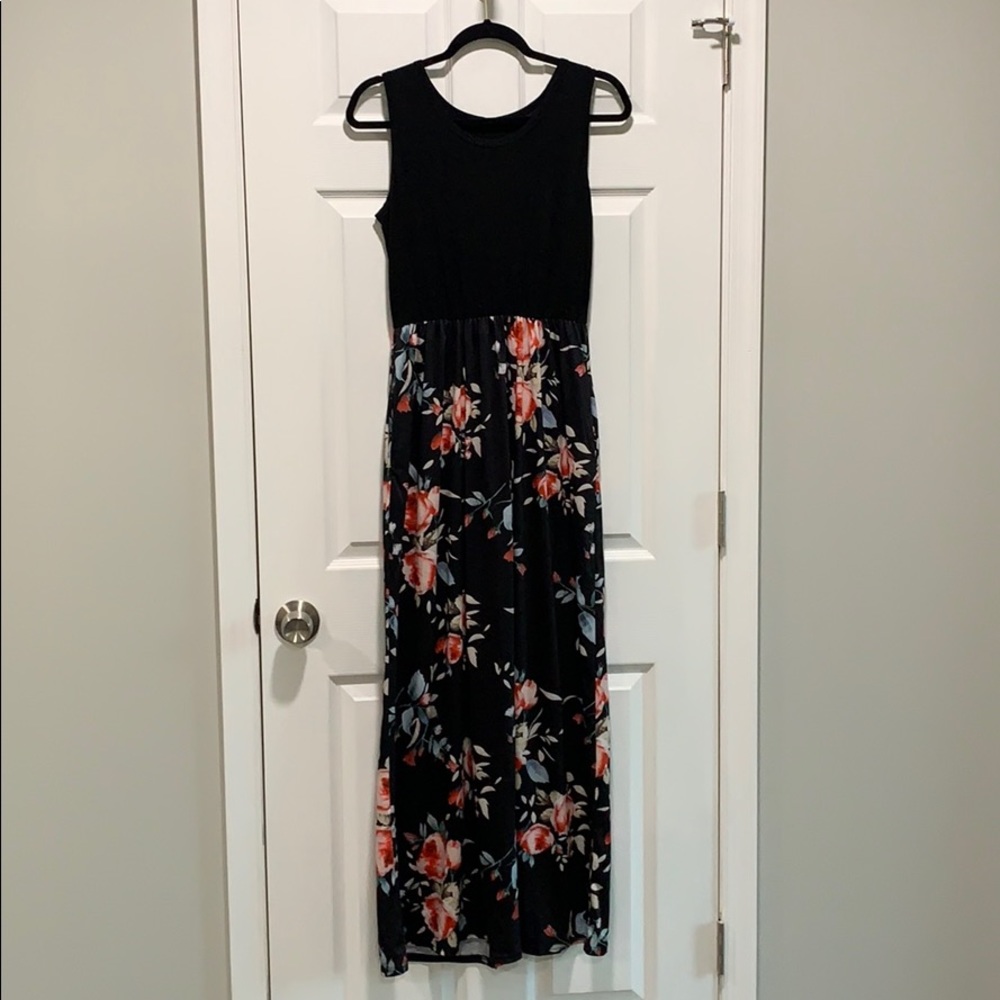 Flower maxi dress